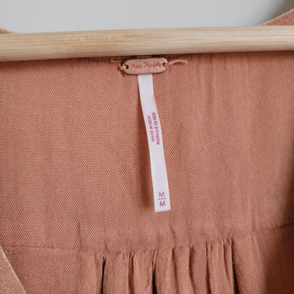 Free People Mini Dress in Light Brown - Picture 5 of 8